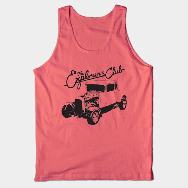 The Explorers Club Hot Rod Tank Top by Goldstar Records & Tapes